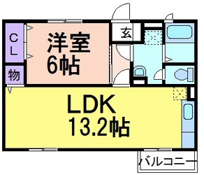 サニーハイツの物件間取画像